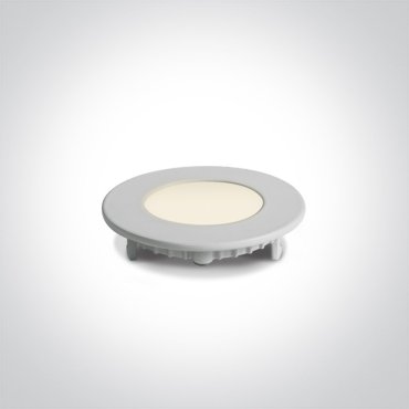 ONE Light Round Recessed Panels CCT V - spot à encastrer - Ø 85 mm, Ø 70 mm à encastrer - 3W LED inclus - blanc - couleur de lumière réglable