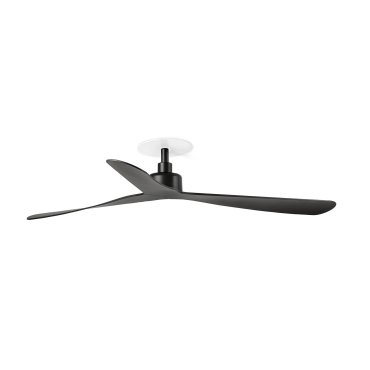 Faro Rocker M - ventilateur de plafond avec rosace encastrée - Ø 132 cm - noir mat