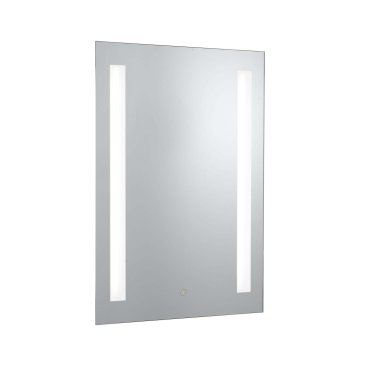 Searchlight Miroirs de salle de bain - miroir avec éclairage - 50 x 70 cm - 5W LED inclus - IP44 - argenté