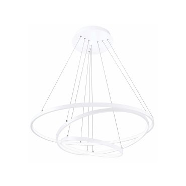 Nova Luce Dea - lampe suspendue - Ø 80 x 120 cm - 145W LED dimmable inclus - blanc mat