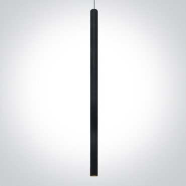 ONE Light Pendant Tubes - lampe suspendue - Ø 2,6 x 120 cm - 6W LED inclus - noir