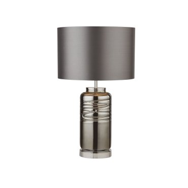 Searchlight - lampe à poser - Ø 31 x 54 cm - gris