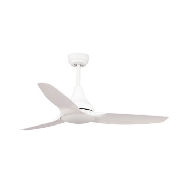 Nova Luce Samoa - ventilateur de plafond avec lumière et télécommande - Ø 122 x 48 cm - 18W LED inclus - blanc
