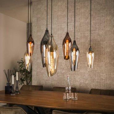 Vico Cocoon - lampe suspendue - 120 x 40 x 150 cm - noir