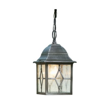 Searchlight Genoa - suspension extérieure - 15 x 88 cm - IP23 - noir argenté