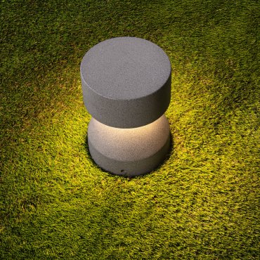 Nova Luce Lua - lampe de jardin - Ø 16 x 22 cm - 12W LED inclus - IP65 - noir