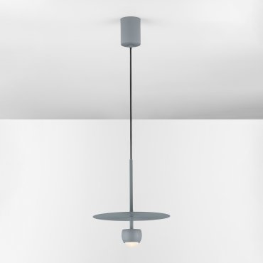 Nova Luce Edem - lampe suspendue - Ø 30 x 217 cm - 8W LED inclus - bleu gris