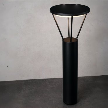 Nova Luce Virtus - poteau de jardin - Ø 12 x 55 cm - IP65 - anthracite foncé