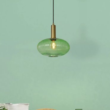 Lucide Maloto - lampe suspendue - Ø 30 x 150 cm - vert
