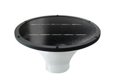 Century Italia Sunny Solare - source de lumière solaire pour les accessoires Sunny Solare - Ø 20,5 x 10,6 cm - 2W LED inclus - IP65 - noir et blanc