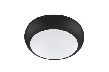 Integral LED Tough-Shell Pro - plafonnier - Ø 32,5 x 7,5 cm - 16W LED incluse - température de couleur réglable - IP66 - noir