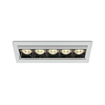 ONE Light Mirror Adjustable Boxes - spot encastré - 220 x 68 mm, 212 x 55 mm taille d'encastrement - 20W LED inclus - blanc