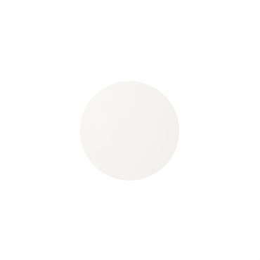 Faro Luna - applique murale - Ø 20 x 3,3 cm - 5W LED inclus - blanc mat