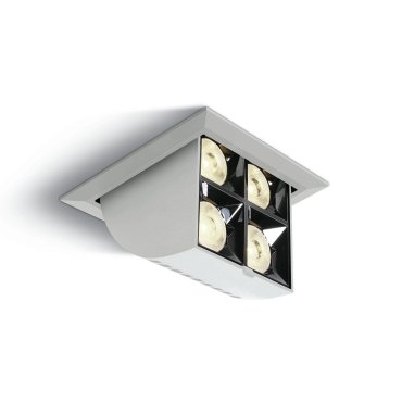 ONE Light Mirror Adjustable Boxes - spot encastré - 109 x 109 mm, 100 x 100 mm encastré - 16W LED inclus - blanc