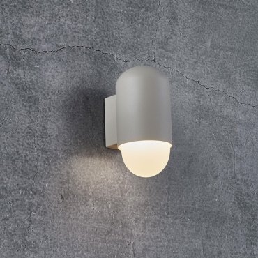 Nordlux Heka - applique murale extérieure - Ø 10,6 x 21,6 x 13,8 cm - IP54 - sablé