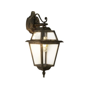 Searchlight New Orleans - Applique d'extérieur - 21 x 49,5 cm - IP44 - noir et or