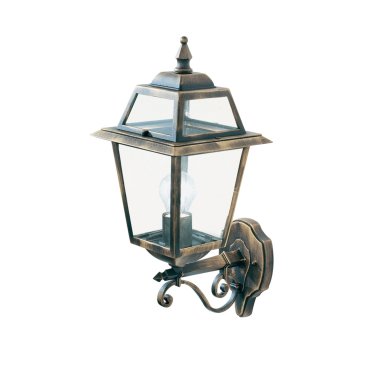 Searchlight New Orleans - Applique d'extérieur - 21 x 49,5 cm - IP44 - noir et or