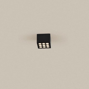 Nova Luce Jax - plafonnier extérieur - 11 x 8 x 11 cm - 17W LED inclus - IP54 - anthracite foncé