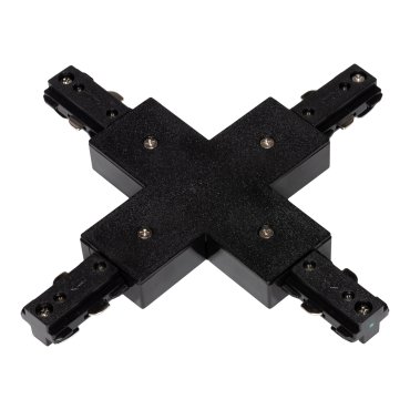 Projectlight - système de rail monophasé - connecteur en X - 18,2 x 18,2 x 1,8 cm - noir