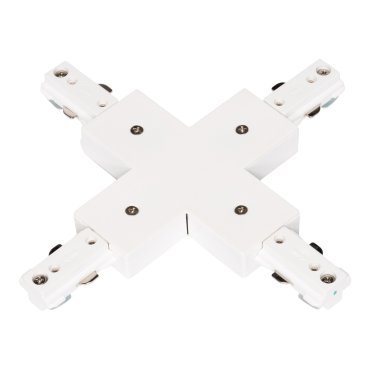 Projectlight - système de rails monophasé - connecteur en X - 18,2 x 18,2 x 1,8 cm - blanc