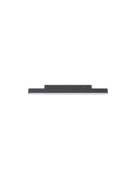 Nova Luce Ultra Slim - luminaire sur rail - 30 x 3,4 x 1,1 cm - 15W LED inclus - couleur de lumière blanc chaud - noir