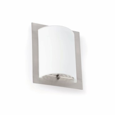 Faro Diula - applique murale - 20 x 7 x 25,5 cm - nickel satiné