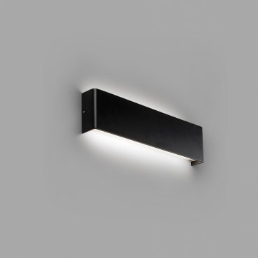 Faro Nash - applique murale - 37 x 4 x 9 cm - 16W LED inclus - noir mat