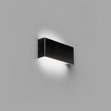Faro Nash - applique murale - 21 x 4 x 9 cm - 8W LED inclus - noir mat