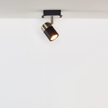 Lucide Lennert - spot pour montage en saillie 1L - 11,6 x 10 x 12,5 cm - 5W LED dimmable inclus - noir