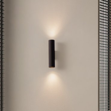 Nova Luce Comet - applique murale - Ø 4 x 18 cm - noir sablé