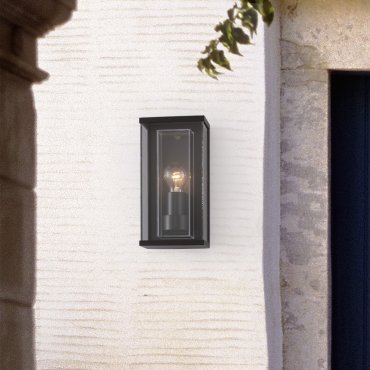 Nova Luce Regina - applique murale extérieure - 15,2 x 29,5 x 12,2 cm - IP65 - anthracite foncé