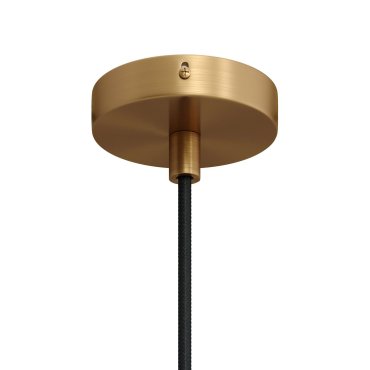 Creative Cables Mini - rosace de plafond - Ø 8,3 x 2,5 cm - bronze brossé