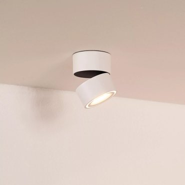 Lucide Yumiko - spot en saillie 1L - Ø 7,8 x 8,2 cm - 8W LED dimmable inclus - blanc