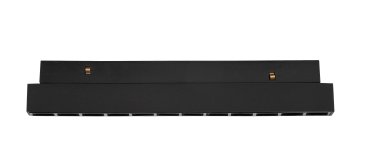 Nova Luce Ultra Slim - luminaire sur rail - 19,5 x 3,4 cm - 12W LED inclus - couleur de lumière blanc chaud - noir