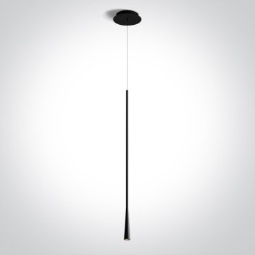 ONE Light Décorative - lampe suspendue - Ø 3,2 x 220 cm - 5W LED inclus - noir