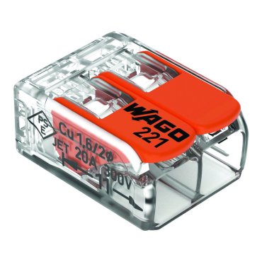 Elmark – borne de connexion Wago double 0,2 à 4 mm2