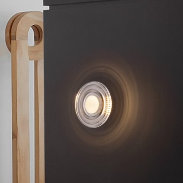 Nova Luce Onrid - applique murale - Ø 18 x 4,5 cm - 5W LED inclus - or
