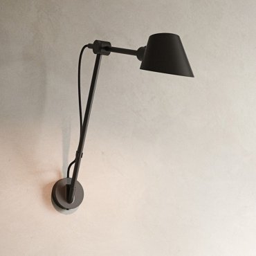 Design for the People Stay - applique murale avec interrupteur - 72,3 x 54,5 cm - noir