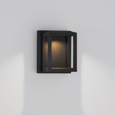 Nova Luce Prive - applique murale extérieure - 10 x 13 x 12 cm - 9W LED inclus - IP65 - noir sablé