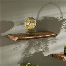 Vico Natural Edge - étagère murale - 60 x 20 x 4 cm - bois d'acacia