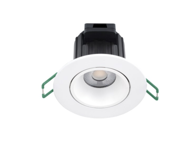 Sylvania Start Spot - spot encastré - Ø 86 mm, 72mm encastré - 9W LED dimmable inclus - IP44 - blanc