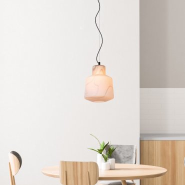 Lucide Alistair - lampe suspendue - Ø 30 x 172 cm - blanc
