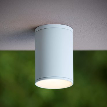 Lucide Tubix - spot en saillie - Ø 10,8 x 15,3 cm - IP54 - blanc