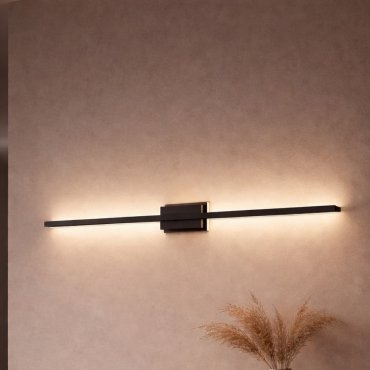 Nova Luce Azure - applique murale - 6,9 x 11,8 x 120,5 - 28,5W LED inclus - noir sable