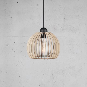 Nordlux Chino 25 - lampe suspendue - Ø 25 x 273 cm - brun clair