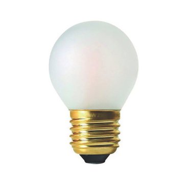 Daylight Italia Satin Lampe LED - Ø 4,5 x 8 cm - E27 - 4,5W dimmable - 2700K - blanc satiné