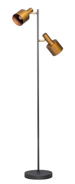ETH Sledge - lampadaire - Ø 11,5 x 150 cm - noir et or