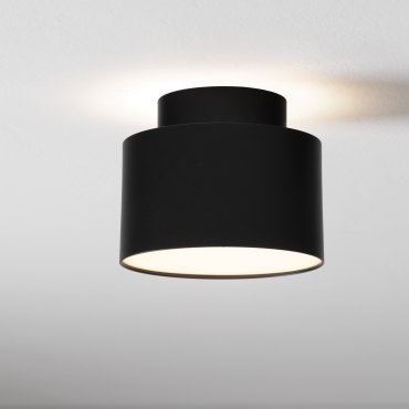 Nova Luce Ozen - plafonnier - Ø 11 x 8,8 cm - 16W LED inclus - noir sablé