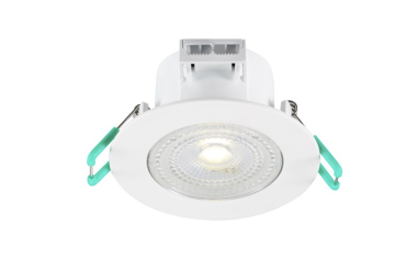 Sylvania Start Eco Spot - spot encastré - Ø 87 mm, 74 mm encastré - 5,5W LED dimmable inclus - IP44 - 4000K - blanc