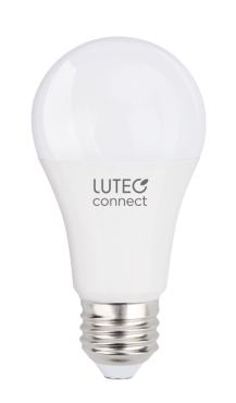 Lutec Smart LED bulb - Lutec Connect - Ø 6 x 11,8 cm - E27 - 9,2W - fonction dimming et couleur de lumière réglable via l'application - RGB+W